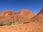 Hiking through Kata Tjuta was difficult but worth it