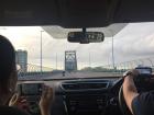 We drove across the Story Bridge near sunset