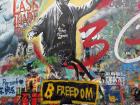 The John Lennon Wall, a mural dedicated to world peace