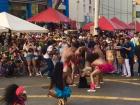 Dancers performing in the parade