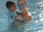 Out for a pool day with Salvatore and my host family!