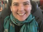 On the plane to Paris in August 2018