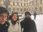 It snowed in Paris back in January!