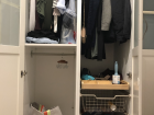 My closet is from IKEA, a store my host family loves just as much as I do