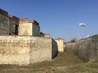 Exploring Baba Vida Castle on a sunny day 