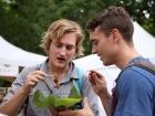 This picture appeared in the local paper for a slow-food barbecue