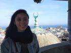 At the top of Carol I Mosque, with a panoramic view of Constanta