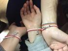 We also made mărțișoare bracelets