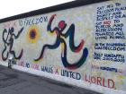 A mural speaking to the power of dance at Berlin's East Side Gallery