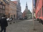 I immediately loved the colored buildings