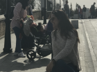 My friend posing in one of Madrid's many clean streets! 