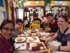 My German and Thai friends at a German restaurant in Bangkok.