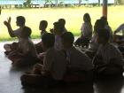 This is a typical Thai elementary class