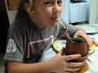 Rebeca likes chimarrão, even though it doesn't have sugar to sweeten it!