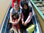 The boat we used to get to the orangutans 