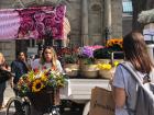 A flower festival in Amsterdam