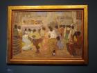 Pedro Figari painting of candombe at the "Museo nacional de artes visuales" in Montevideo