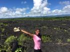 This lava field was created after a volcanic eruption in 1905