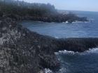 When Hallasan, an active volcano on the island, erupted thousands of years ago, it created Jusangjeollidae, and the waves helped create the hexagonal shapes in the rocks you can see here