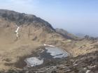 The view at the top of Hallasan includes two crater lakes