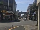 The entrance to Arang Joeul Food Street, lined with small restaurants and all types of foods to treat your taste buds