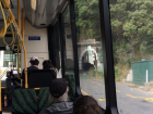 The tunnel is one way and only used by a bus