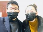 Wearing face masks to protect us against the pollution outside