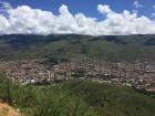 This is the view of Cochabamba from el Cristo (a big hill with a statue of Jesus)