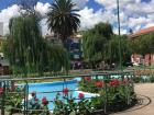 One of the main plazas on a beautiful day (not pictured: a lot of pigeons)!