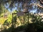 Many people like to sit on the benches beside the garden in Parque Cultural and read books during the afternoon