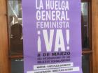A poster encouraging people to march for the National Working Women's Day!