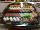 A huge box of sushi for New Years dinner!