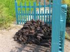 Peat that is cut out of the bogs to burn in fire places