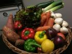 Our kitchen basket after going to the market 