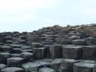 Here is a natural rock formation in Northern Ireland that formed into polygons due to volcanic activity 