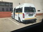 This is what the taxi vans look like around South Africa 