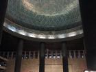 This is the inside of the Great Mosque in Jakarta. It is the largest mosque in Southeast Asia