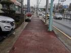 Sidewalks in South Korea are so big that I never have to worry about running into people while riding my bike