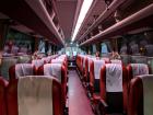 This is what the buses that travel in between cities look like from the inside