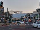 This is a picture of Hallasan, the highest mountain on Jeju Island