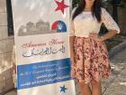 I teach English and host fun cultural events for my Palestinian students at the America Houses in Jerusalem and Ramallah