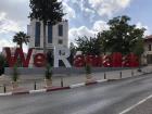 Can you spot me in this picture with this famous Ramallah landmark?