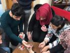 Playing UNO with my students!