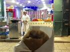 My first falafel sandwich at the start of my journey with my favorite falafel guy in Old City Jerusalem