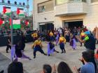 Young dabke masters performing at a village near Ramallah