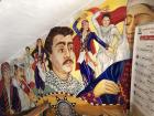 Incredible mural in El-Funoun Popular Arts Center