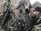 This is our friend climbing at Roca Oceanica - it is hard to complain about climbing in such a beautiful place 