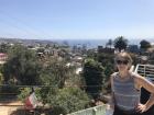 Valparaíso is a very hilly city and almost everywhere you go, you get a beautiful view of the ocean 