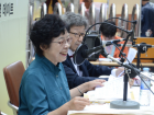 Seniors are also given the chance to work, in this case as radio broadcasters