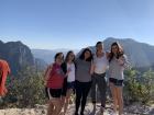 Posing with my friends Adela, Paige, Sara and Bella on our way to Las Grutas de Tolantongo